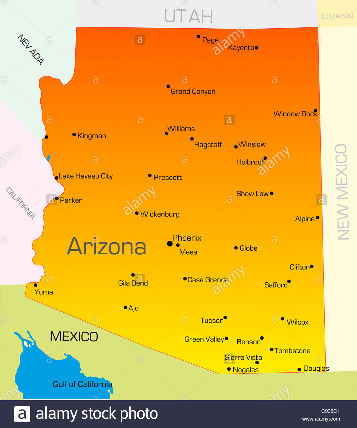 arizona map