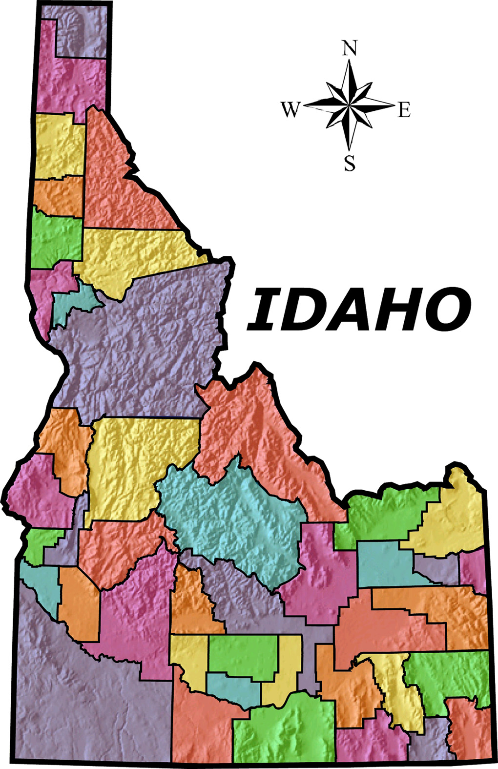 idaho map