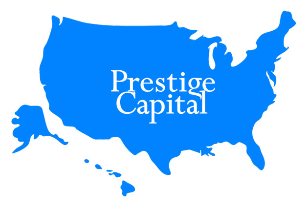 map of the use with the Prestige logo